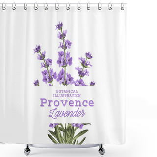 Personality  The Lavender Elegant Card. Shower Curtains