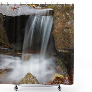 Personality  Mountain Stream Shower Curtains