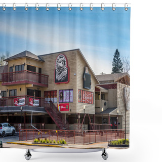 Personality  Sturgis, SD, USA - May 29, 2019: A Well Known City For Its Motorcycle Rally History Shower Curtains