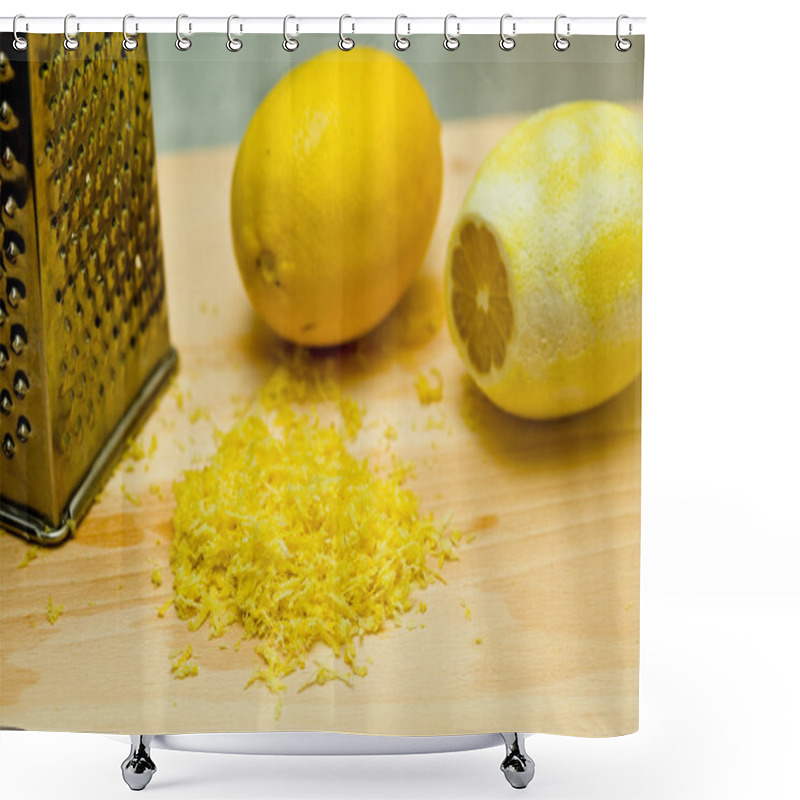 Personality  Lemon Peel Shower Curtains