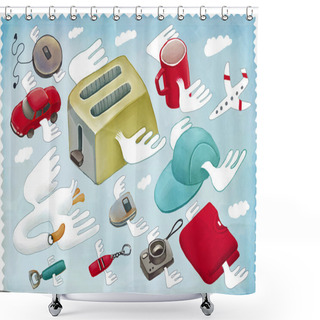 Personality  Prize Parade Shower Curtains