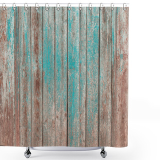Personality  Shabby Wood Background Shower Curtains