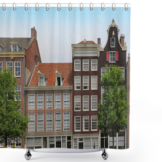Personality  Residential Building In Amsterdam Shower Curtains