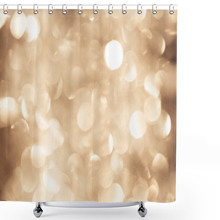 Personality  Blurred Bokeh Lights For Backgrounds, Compositions And Overlays Shower Curtains