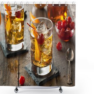 Personality  Homemade Old Fashioned Cocktail Shower Curtains