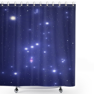 Personality  The Constellation Orion Shower Curtains