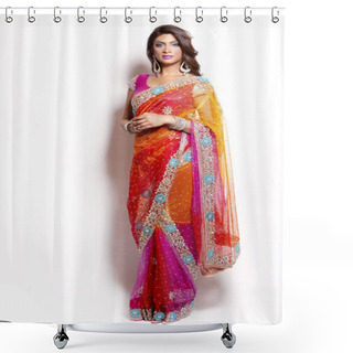Personality  Indian Woman Shower Curtains