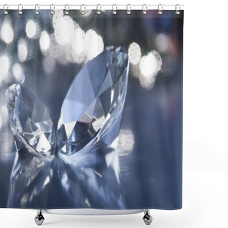 Personality  Diamond - A Hard Stone Shower Curtains