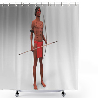 Personality  Indigenous Of The Yanomami Ethnicity Shower Curtains
