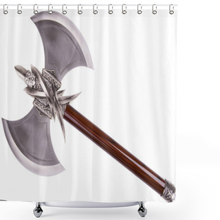 Personality  Double Axe Shower Curtains