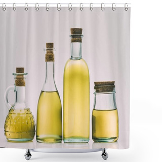 Personality  Olive Oil Bottles Shower Curtains