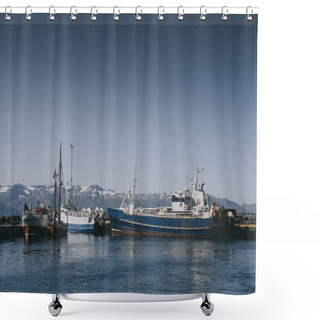 Personality  Boats Shower Curtains