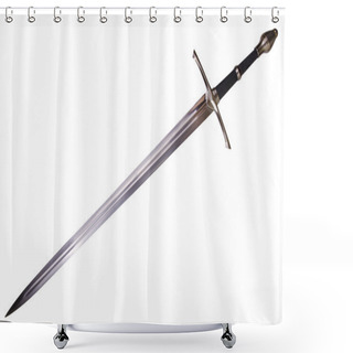 Personality  Medieval Sword Shower Curtains