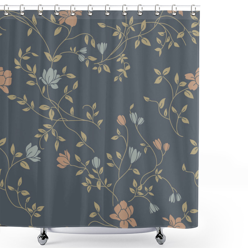 Personality  Vintage Seamless Pattern For Retro Wallpapers Shower Curtains