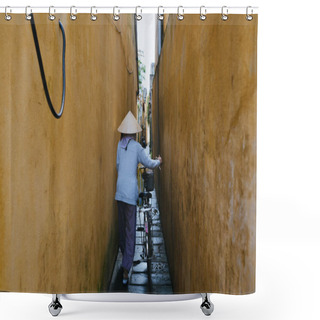 Personality  Narrow Street Shower Curtains