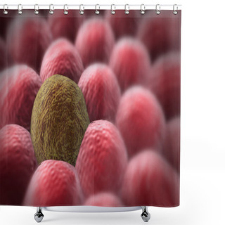 Personality  Cancer Cell, Cells Shower Curtains