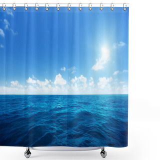 Personality  Perfect Sky And Water Of Indian Ocean Shower Curtains