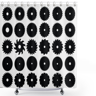 Personality  Circular Shower Curtains