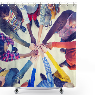 Personality  People And Togetherness Concept Shower Curtains