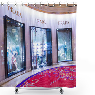 Personality  Prada Store In Las Vegas Shower Curtains