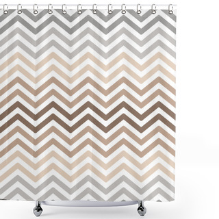 Personality  Abstract Seamless Chevron Pattern Shower Curtains