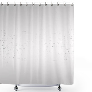 Personality  Abstract Technology Background With Squares Shower Curtains