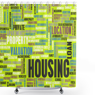 Personality  Housing Market Shower Curtains