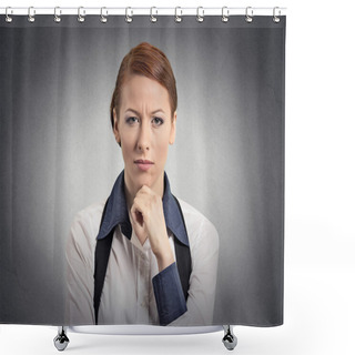 Personality  Skeptic  Shower Curtains