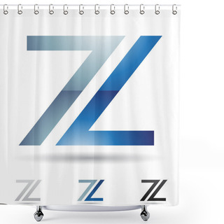 Personality  Abstract Icon For Letter Z Shower Curtains