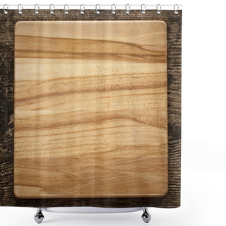 Personality  Wooden Cutting Board Shower Curtains