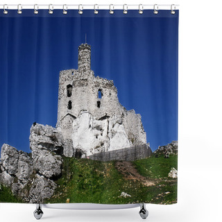 Personality  Medieval Ruins Of Mirow Castle, Poland Shower Curtains