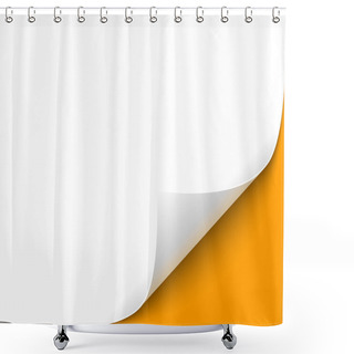 Personality  Curled Corner Shower Curtains