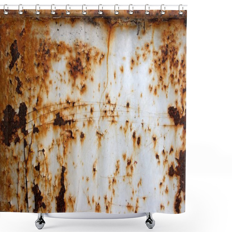Personality  Rust shower curtains