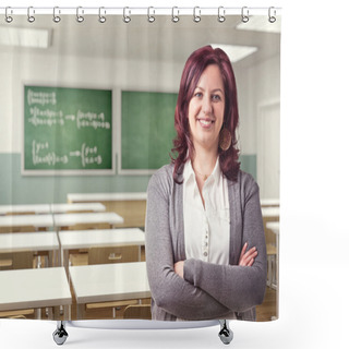 Personality  Teacher Shower Curtains