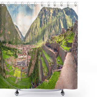 Personality  Ollantaytambo, Old Inca Fortress In The Sacred Valley In The And Shower Curtains