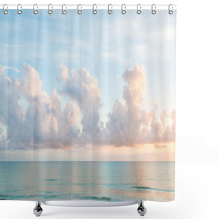 Personality  Sunset On The Atlantic Ocean Shower Curtains