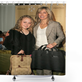Personality  Marla Maples And Daughter Tiffany Trump Shower Curtains