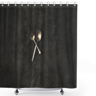 Personality  Antique Spoons Shower Curtains