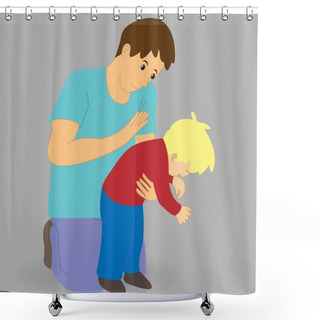 Personality  How To Give First Aid For Children In Case Of Chocking Shower Curtains