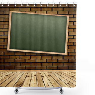 Personality  Blackboard In Interior Shower Curtains