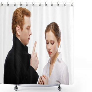 Personality  Mistake Shower Curtains