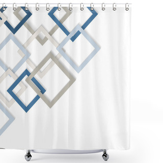 Personality  Business Geometric Background Shower Curtains