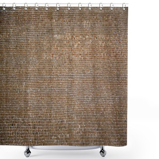 Personality  Background Texture Of Roman Mosaics Brown Shower Curtains