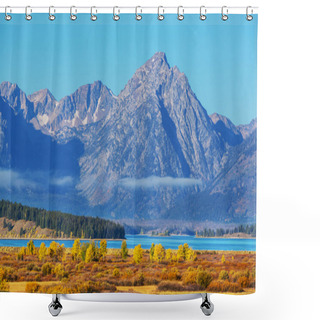 Personality  Autumn In Grand Teton National Park Shower Curtains