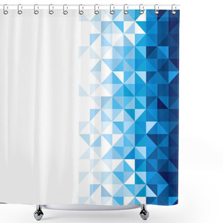Personality  Abstract, Geometric Backgrounds. Shower Curtains