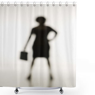 Personality  Soft Focus Businesswoman. Shower Curtains