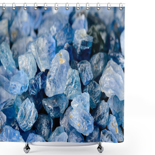 Personality  Set Of Blue Sapphires Shower Curtains