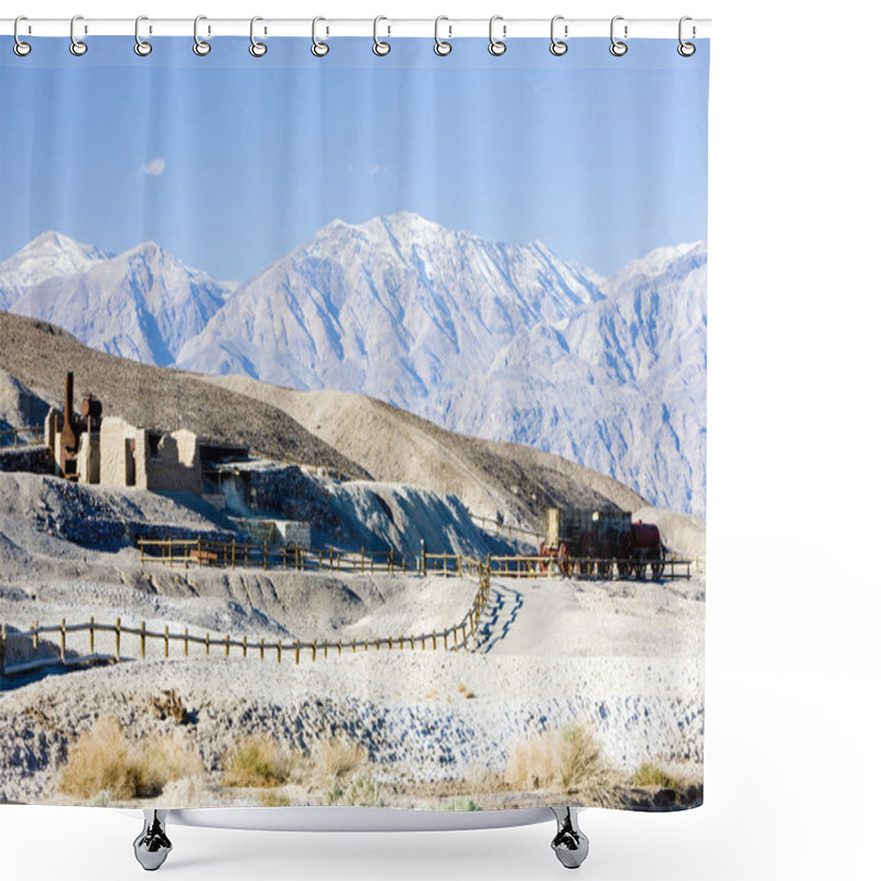 Personality  Harmony Borax Mine, Death Valley National Park, California, USA Shower Curtains