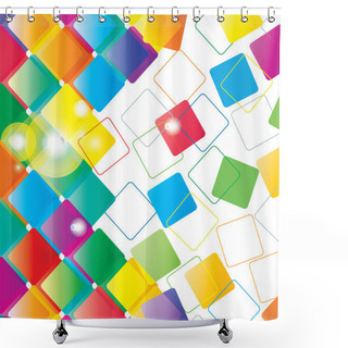 Personality  Abstract Background Design Shower Curtains