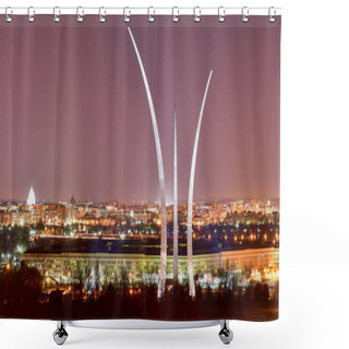 Personality  Air Force Memorial - Washington, D.C. Shower Curtains